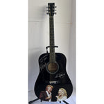 Load image into Gallery viewer, Dolly Parton and Kenny Rogers  one of a kind full size acoustic guitar signed and inscribed &quot;I will always Love You&quot; with photo proof
