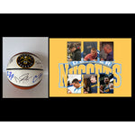 Load image into Gallery viewer, Denver Nuggets Nicola Jokic Jamal Murray 2022-23 Team signed NBA Spalding basketball signed with proof
