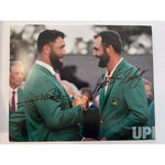 Load image into Gallery viewer, Scotty Scheffler and Jon Rahm Masters champions 8 x 10 photo signed with proof
