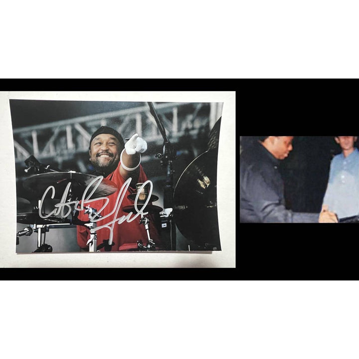 Carter Beauford legendary Dave Matthews Band drummer 5x7 photo signed with proof