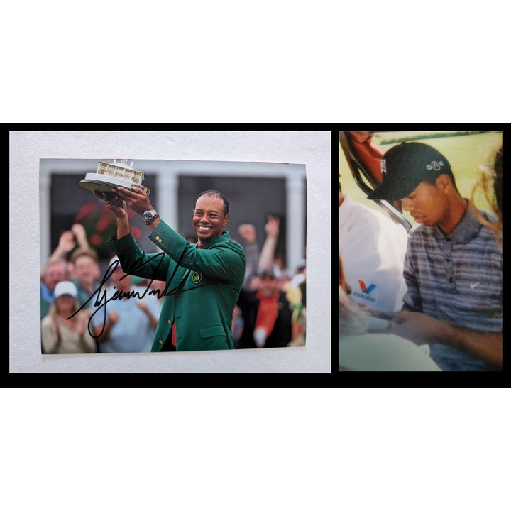 Tiger Woods 5x7 photo signed with proof