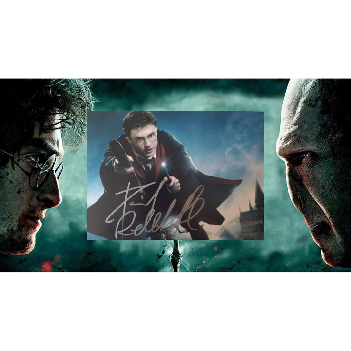 Daniel Radcliffe, "Harry Potter", Harry Potter, 5x7 photo signed with proof