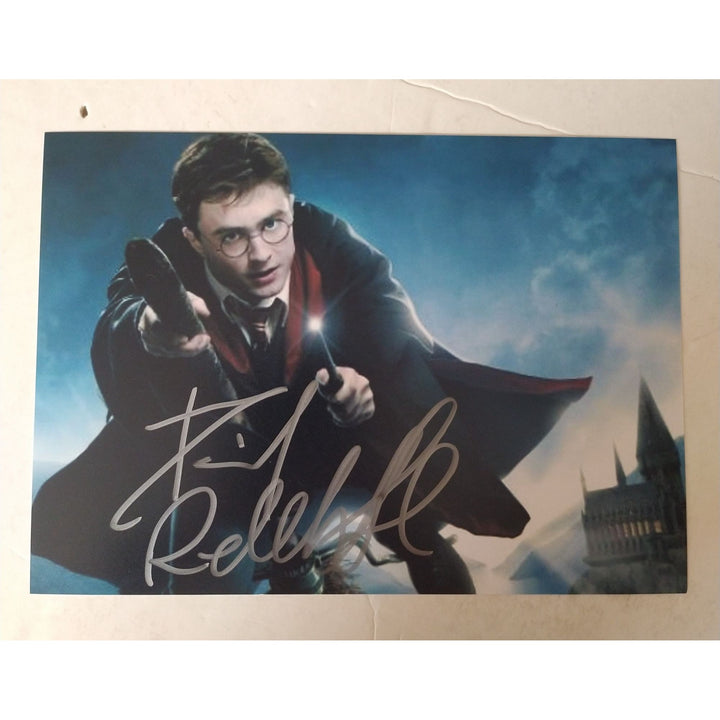 Daniel Radcliffe, "Harry Potter", Harry Potter, 5x7 photo signed with proof