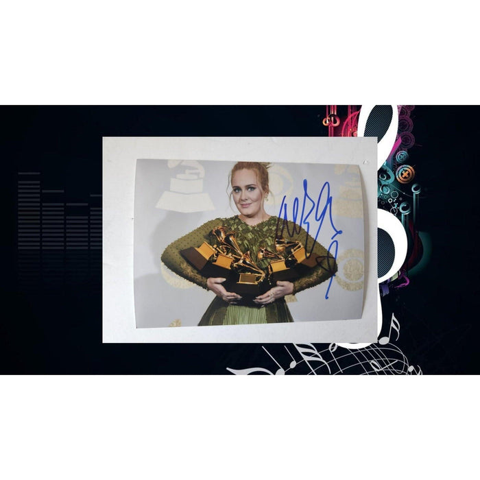 Adele Lori blue Adkins 5x7 photo signed with proof