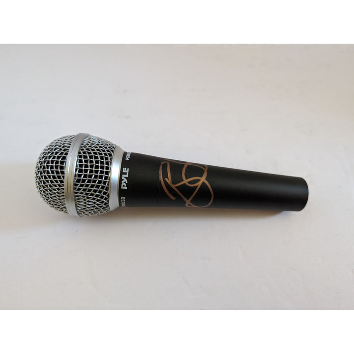 David Bowie microphone signed with proof