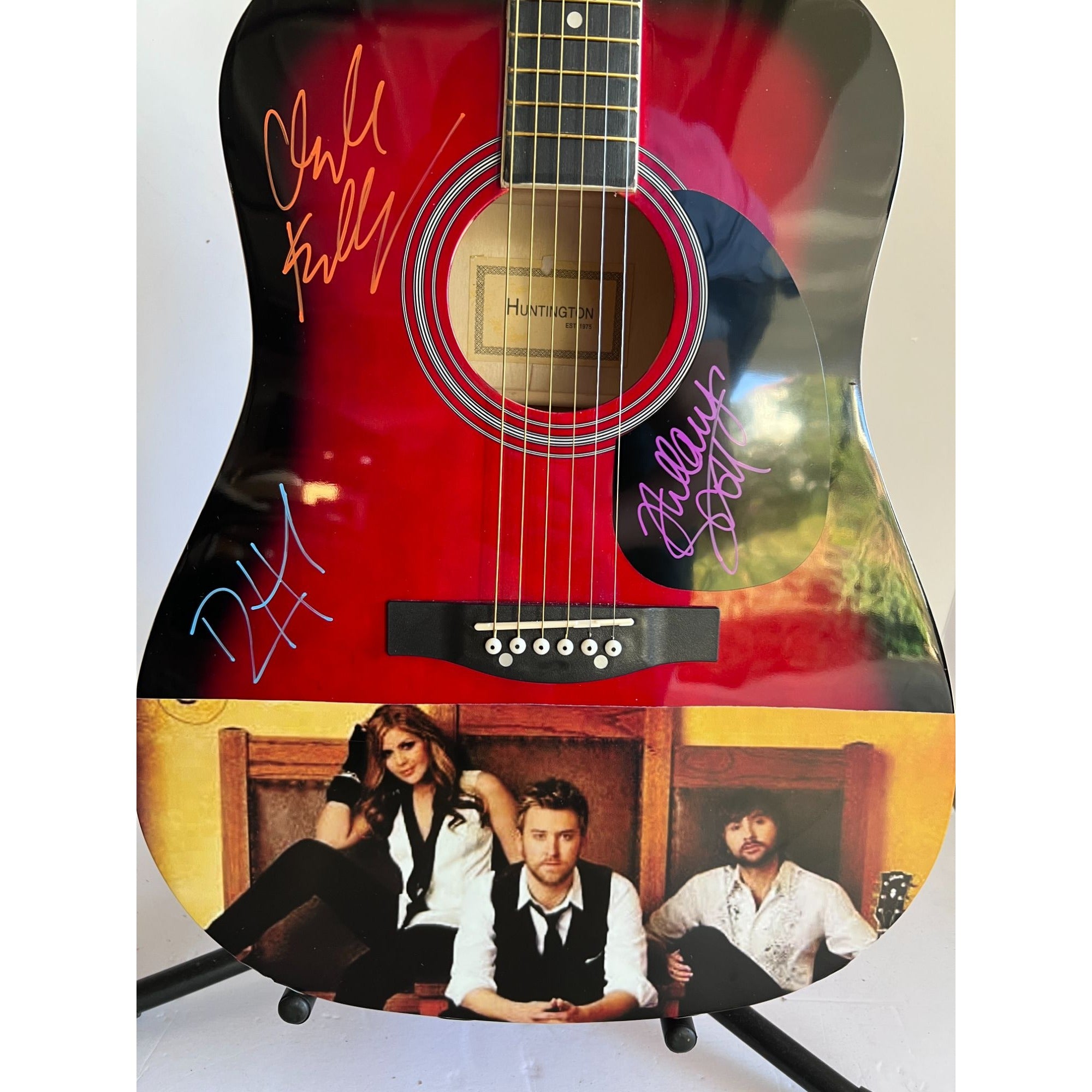 Lady Antebellum One of A kind 39' inch full size acoustic guitar signed