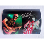 Load image into Gallery viewer, Eddie Van Halen and Joe Satriani 5x7 photograph signed with proof
