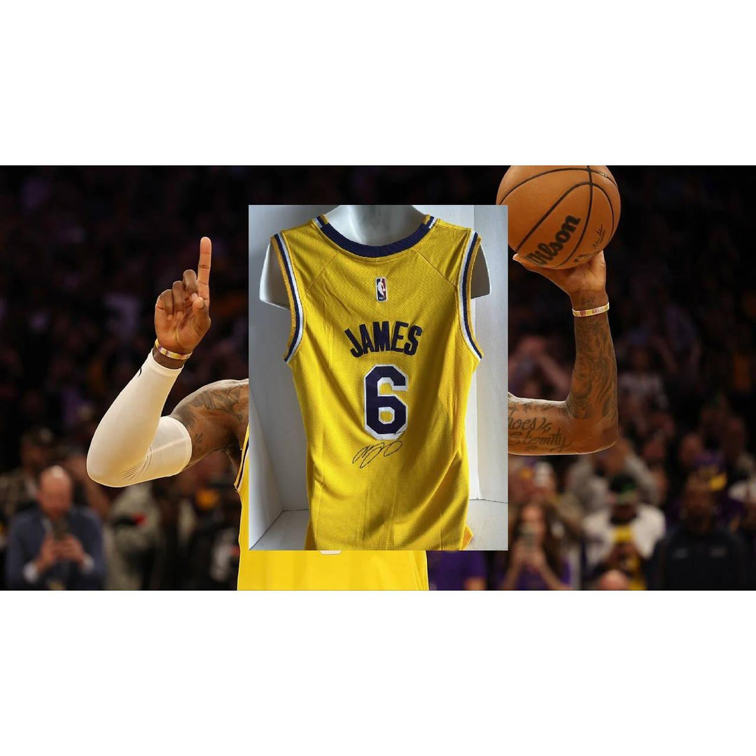 LeBron James Los Angeles Lakers #6 Nike size 50 game model jersey