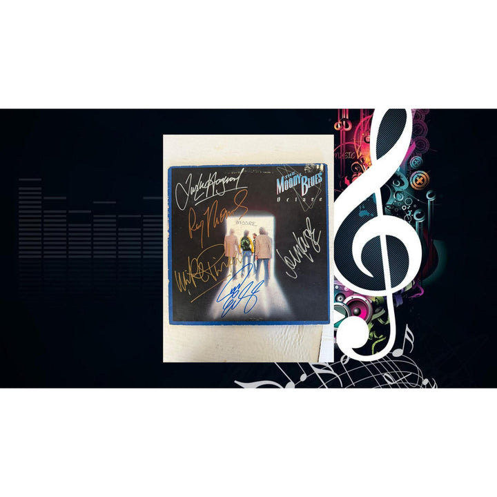 The Moody Blues "Octave" original album LP signed with proof.