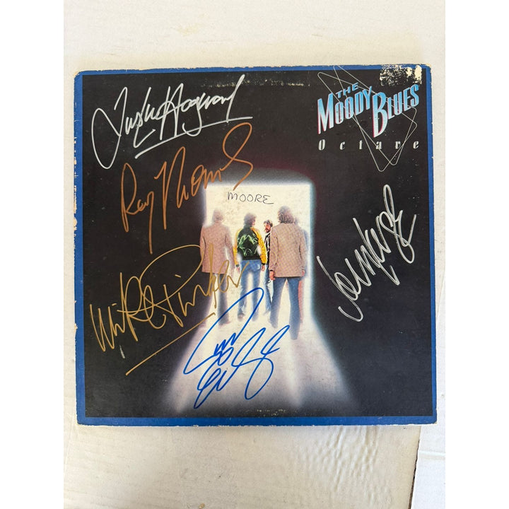 The Moody Blues "Octave" original album LP signed with proof.