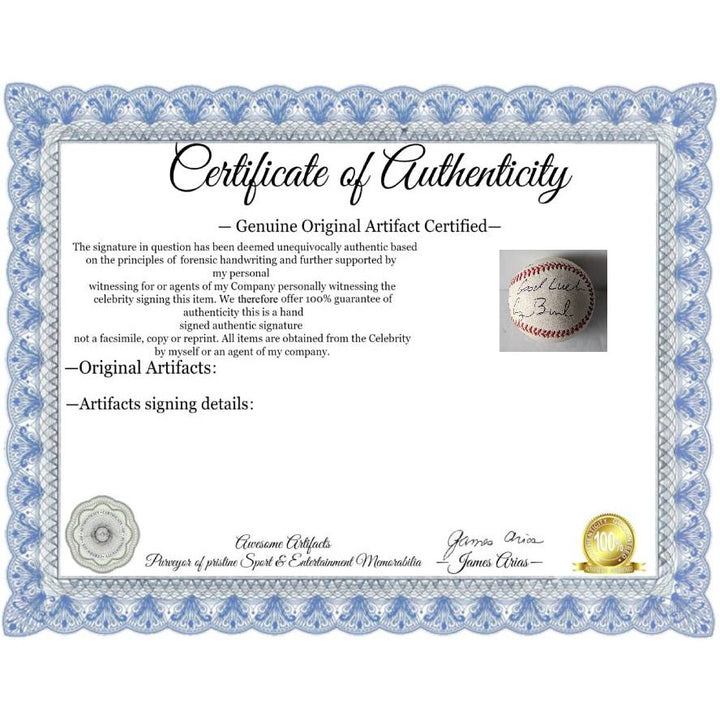 George H. W. Bush  US President Rawlings official MLB baseball signed with proof and free display case