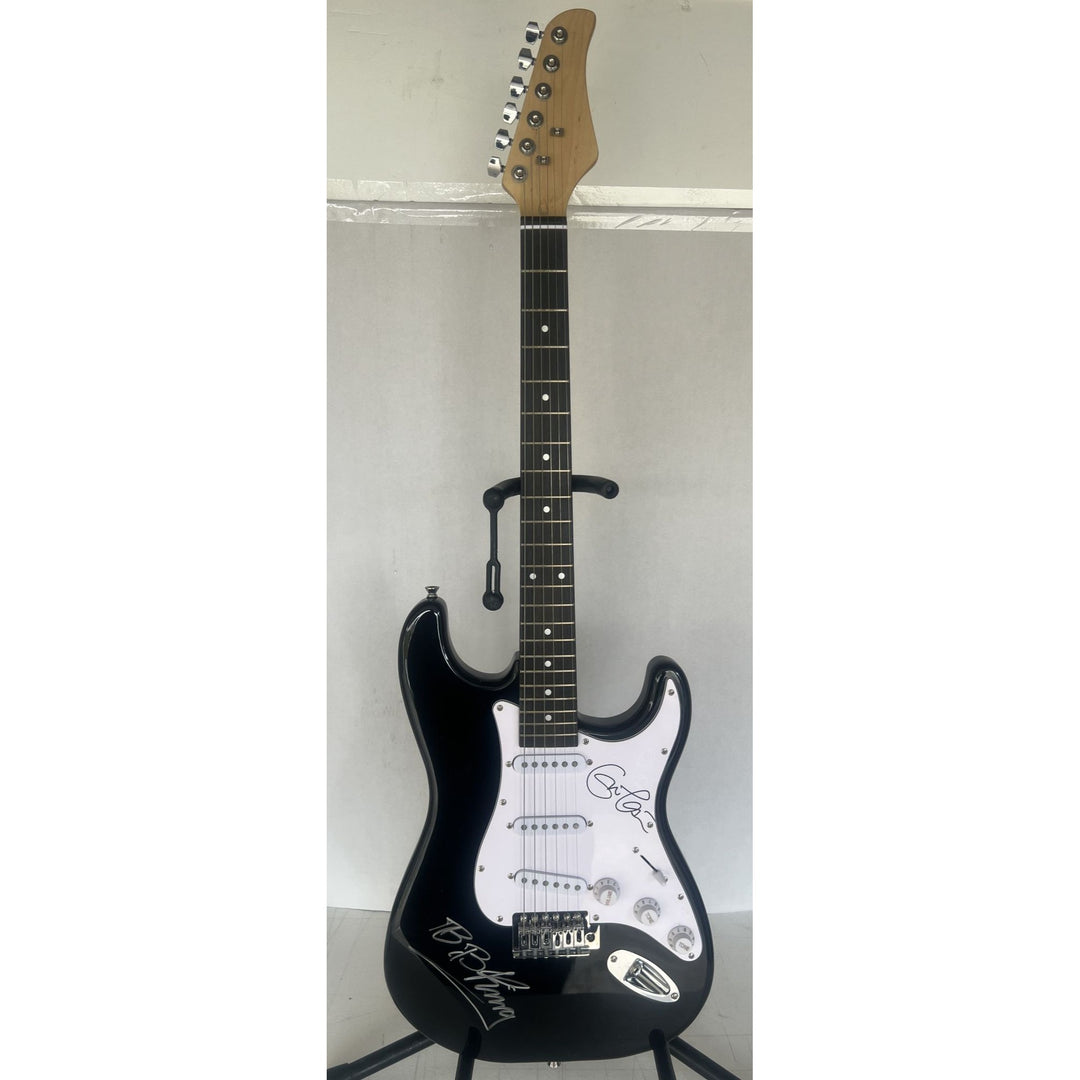 Eric Clapton and Riley "BB" King stratocaster electric guitar signed with proof
