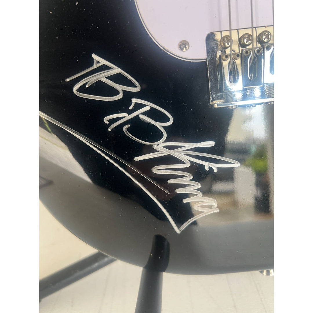 Eric Clapton and Riley "BB" King stratocaster electric guitar signed with proof