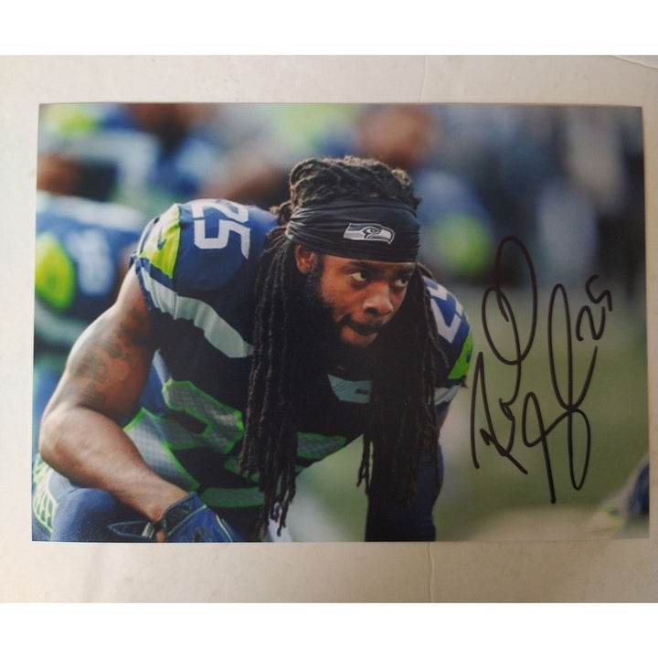 Richard Sherman, Seattle, Seahawks, Super Bowl, Champions, signed, 5x7 photo, with proof