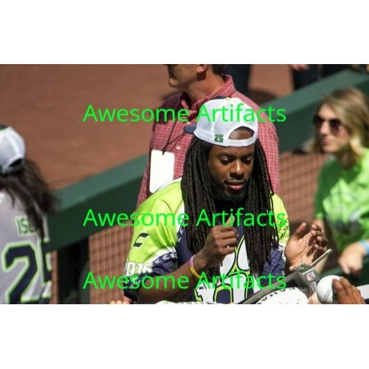 Richard Sherman, Seattle, Seahawks, Super Bowl, Champions, signed, 5x7 photo, with proof