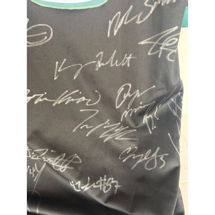 Saquon Barkley Philadelphia Eagles Superbowl XIL game model jersey team signed (45 plus signed) with proof.
