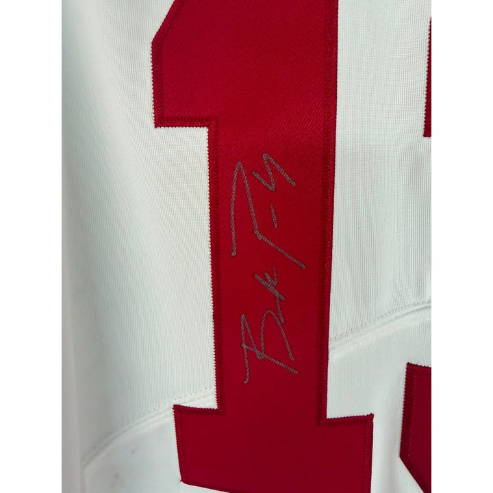 Brock Purdy San Francisco 49ers game model jersey signed with proof.