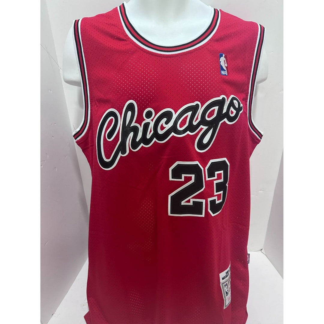 Michael Jordan 1984-1985 Chicago Bulls game model jersey signed with proof