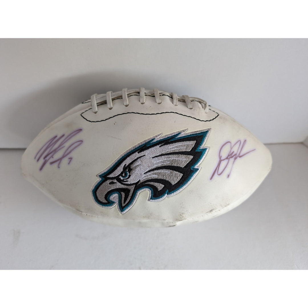 Philadelphia Eagles Michael Vick DeSean Jackson full size football