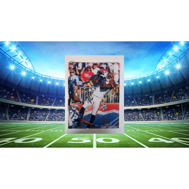 Chad Ochocinco Johnson Cincinnati Bengals 8x10 photo signed