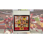 Load image into Gallery viewer, San Francisco 49ers 5x7 photos signed the framed with proof Christian McCaffrey Deebo Samuel George Kittle
