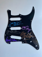 Load image into Gallery viewer, Glenn Frey, Joe Walsh, Don Henley, Don Felder, Randy Meisner The Eagles Fender Stratocaster guitar pickguard signed with proof
