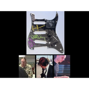 Maynard James Keenan daddy Carey Adam Jones Justin Chancell Tool Stratocaster electric pickguard signed with proof