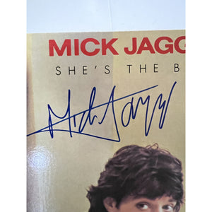 Mick Jagger She's the boss LP signed with proof