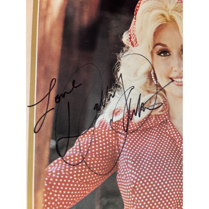 Dolly Parton original LP "All I Can Do" signed with proof