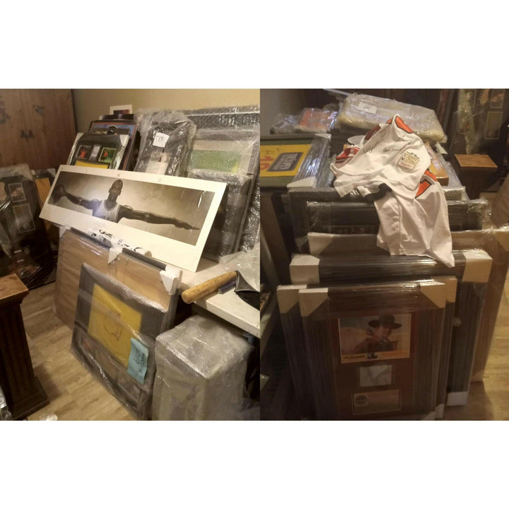 Michael Jordan, Larry Bird, Chuck Daly 1992 Dream Team MASTER SET DREAM TEAM 1991 SKYBOX USA basketball cards signed and framed 24x36 with proof - Awesome Artifacts