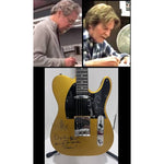 Load image into Gallery viewer, Creedence Clearwater Revial CCR John Fogerty, Stu Cook and Doug Clifford   telecaster electric guitar signed with proof
