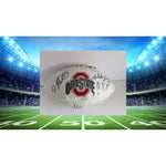 Load image into Gallery viewer, Ohio State Buckeyes Eddie George Archie Griffin Orlando Pace Chris Carter AJ Hawk Legend signed football

