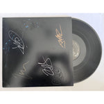 Load image into Gallery viewer, Metallica James Hetfield, Kirk Hammett, Jason Newsted, Lars Ulrich,  &#39;Black&#39; album signed with proof
