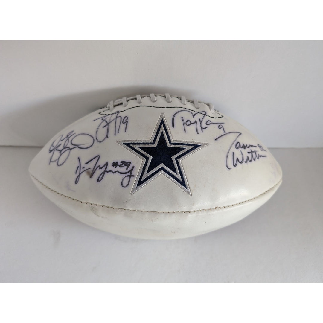 Dallas Cowboys Dez Bryant Tony Romo Miles Austin DeMarco Murray Jason Witten full size football signed