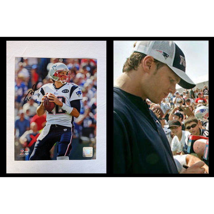 Tom Brady New England Patriots 8x10 photo signed with proof