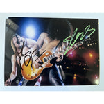 Load image into Gallery viewer, W Axl Rose and Slash Saul Hudson 5x7 photo signed with proof

