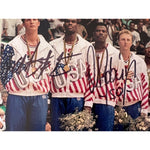 Load image into Gallery viewer, Michael Jordan, Larry Bird, Patrick Ewing, Ervin Magic Johnson, Dream Team 8x10 photo signed with proof
