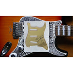 Load image into Gallery viewer, Bruno Mars Fender Stratocaster electric guitar pickguard signed with proof
