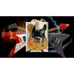 Load image into Gallery viewer, Metallica James Hetfield Robert Trujillo Lars Ulrich Dave Mustaine Kurt Hammett Jason Newsted telecaster full-size electric guitar signed w
