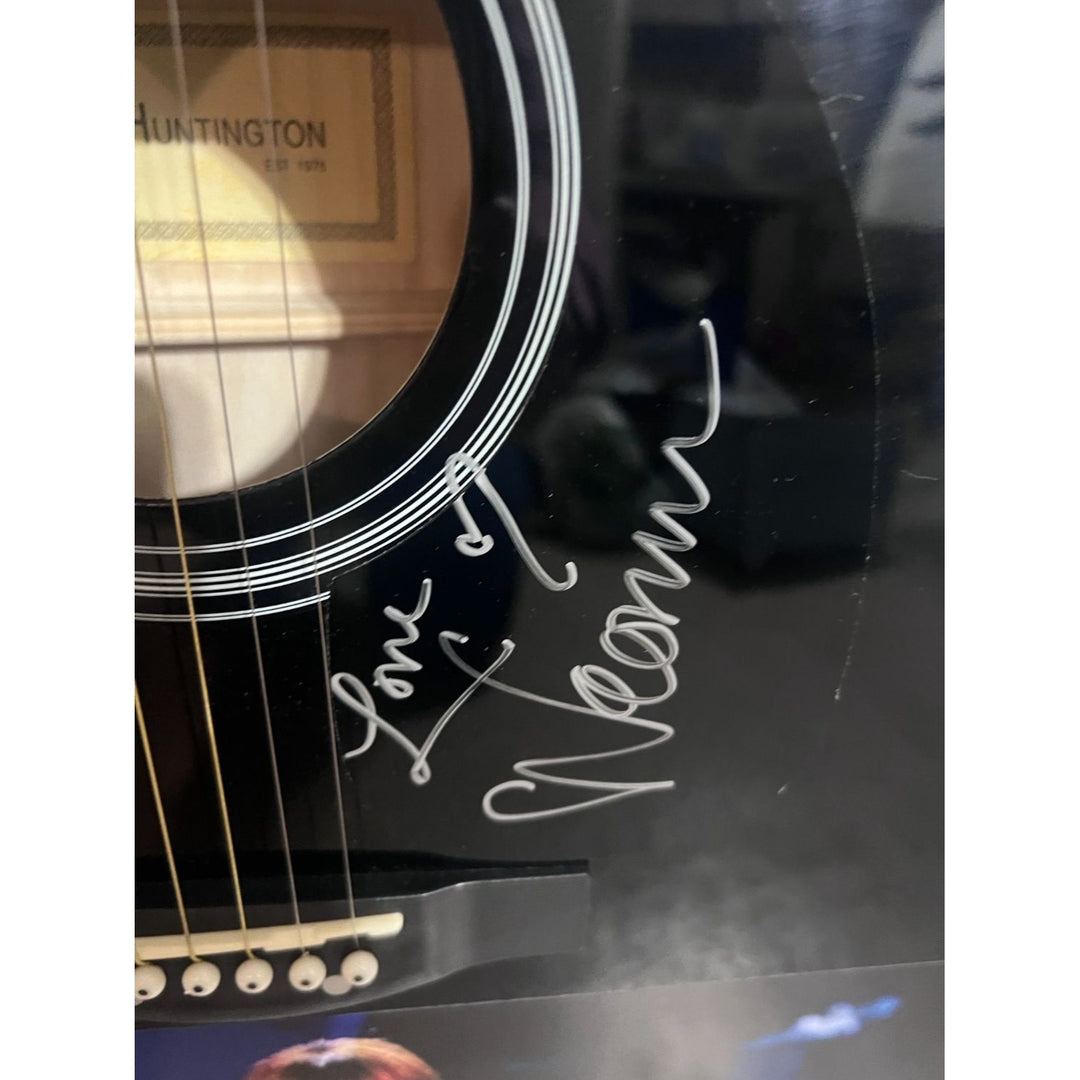 Wynonna and Naomi judd full size acoustic guitar signed