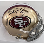 Load image into Gallery viewer, Brock Purdy San Francisco 49ers mini helmet signed with proof
