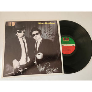 John Belushi Dan Aykroyd Blues Brothers LP signed