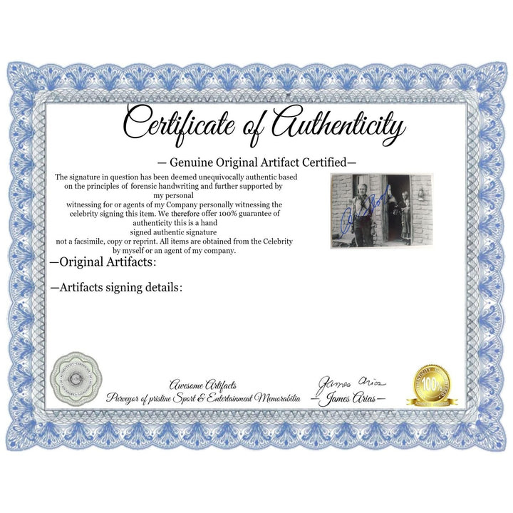 Clint Eastwood vintage 5x7 photo signed with proof Awesome Artifacts