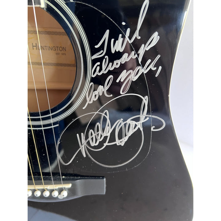 Dolly Parton full size Huntington acoustic guitar signed with proof