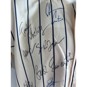 Field of Dreams signed vintage jersey cast signed Kevin Costner, Amy Madigan, James Earl Jones, Burt Lancaster, Ed Harris, Ray Liotta, Matt