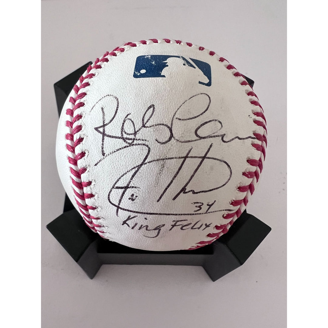 Felix Hernandez and Robinson Cano Seattle Mariners Rawlings official MLB baseball signed with proof