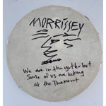 Load image into Gallery viewer, Patrick Morrissey lead singer of The Smiths signed inscribed and sketched with proof
