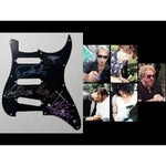 Load image into Gallery viewer, David Lee Roth Eddie and Alex Van Halen Mike Anthony Van Halen   Stratocaster electric pickguard signed with proof
