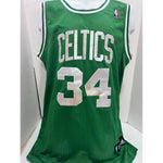 Load image into Gallery viewer, Paul Pierce Boston Celtics game model embroidered Jersey Size 52 signed with proof
