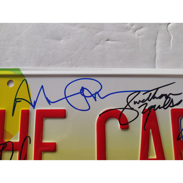 Breaking Bad Brian Cranston Walter White Aaron Paul Jonathan Banks Bob Odenkirk and Giancarlo Esposito authentic license plate signed